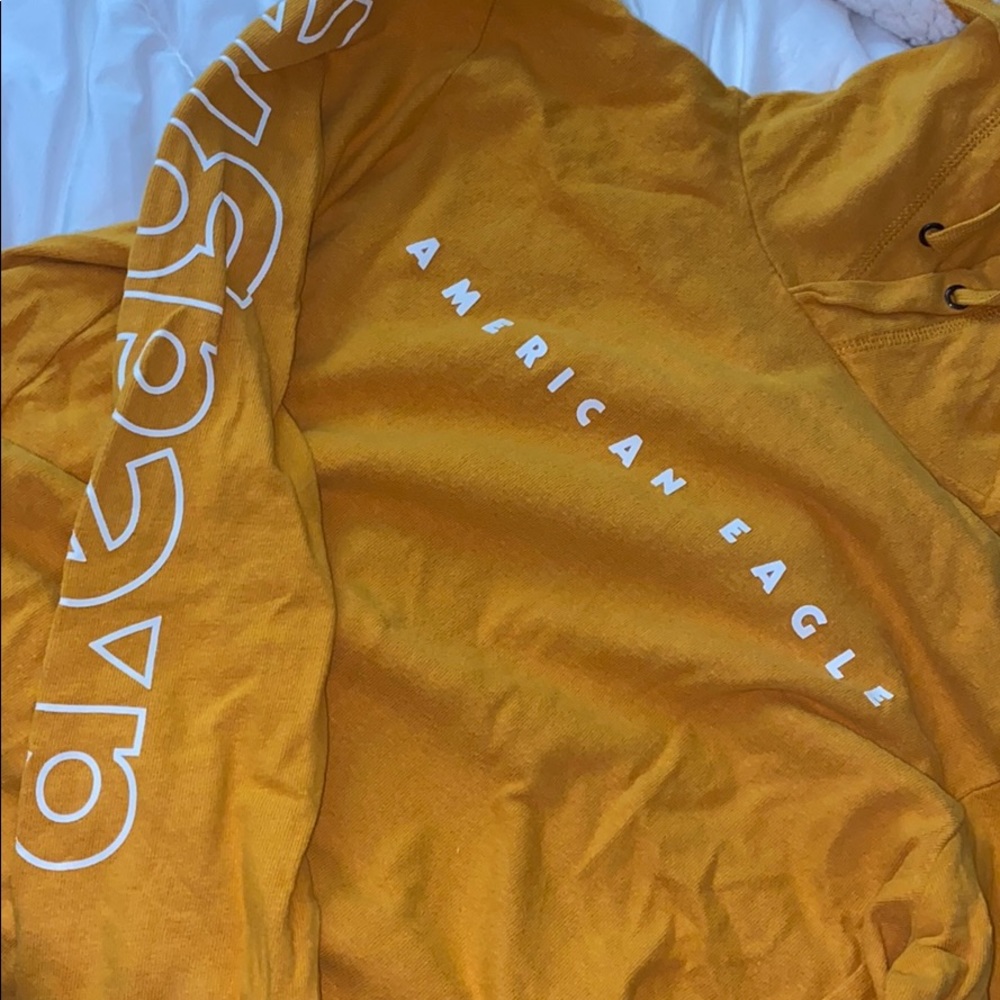 Men’s yellow hoodie